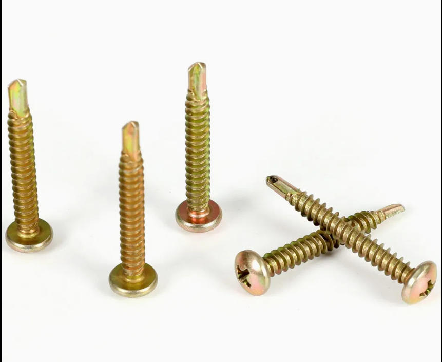 Yellow Galvanised Self Drilling Screws.jpg