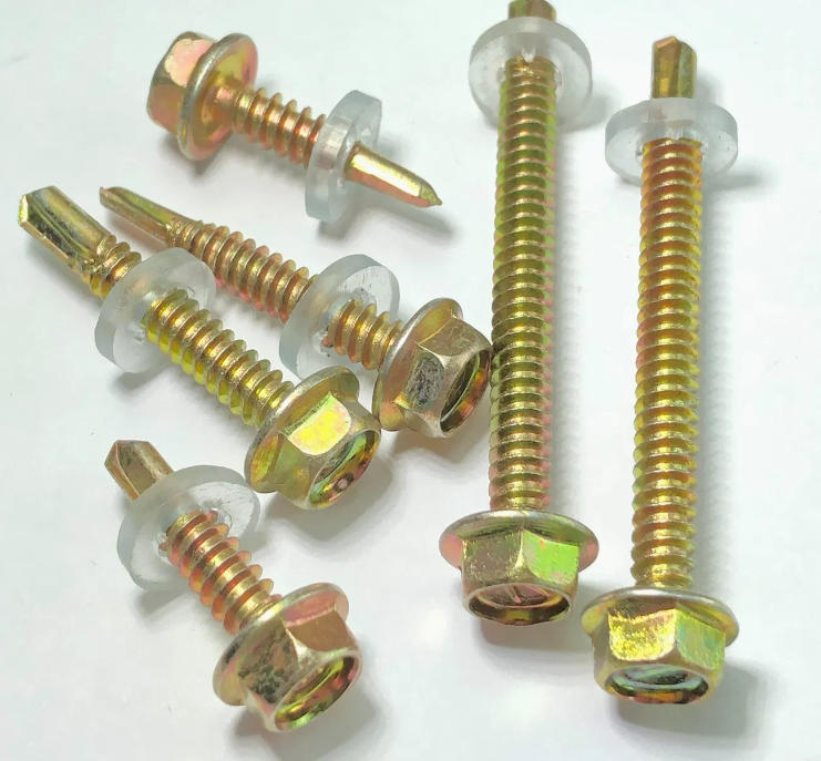 Yellow Zinc Self Drilling Screws with Washer3.jpg