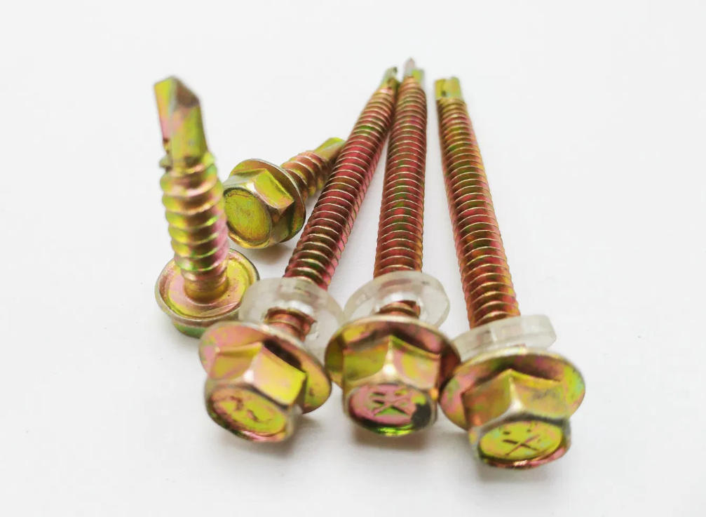 Yellow Zinc Self Drilling Screws with Washer2.jpg