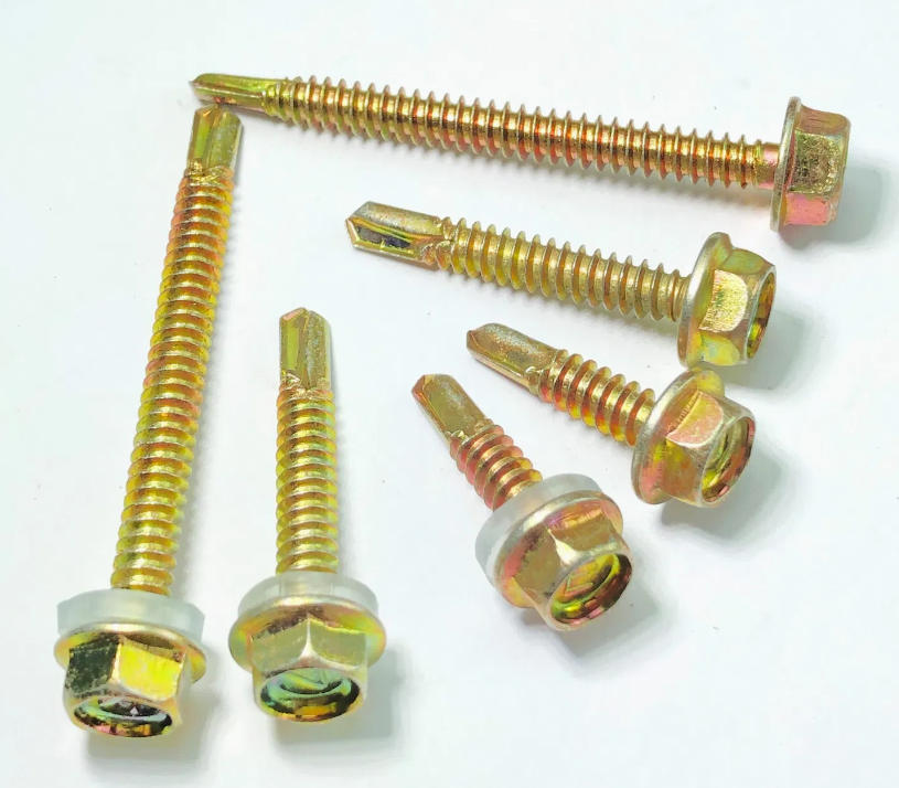 Yellow Zinc Self Drilling Screws with Washer1.jpg
