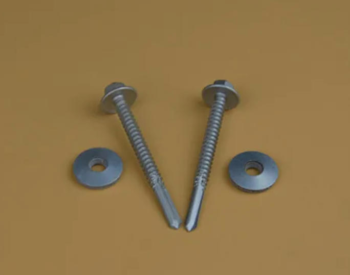 Pink Painted Self Drilling Screws with Washer2.jpg