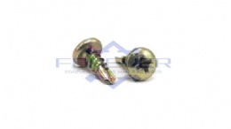 Yellow Zinc Phillips Pan Head Self Drilling Screws