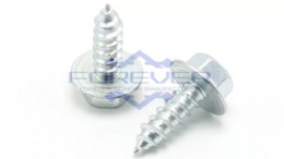 Zinc Plated Hex Head Dottie Self Tapping Screws