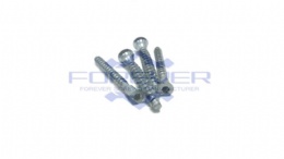 Blue White Zinc Furniture Screws