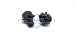 Black Zinc Pan Head Machine Screws with Black Washer