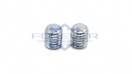 Blue White Zinc Set Screws