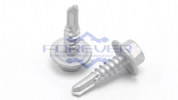 DIN Hex Flange Head Self Drilling Screws with Dacroment