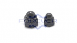 Black Zinc Plated m10 Dome Nut