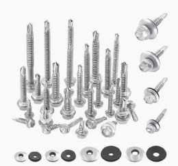 White Zinc Standard Self Drilling Screws